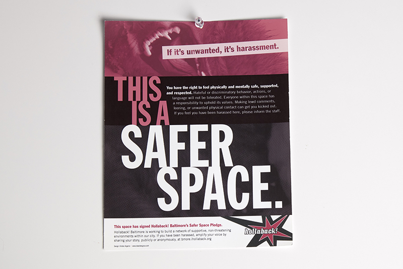 Safer Space poster